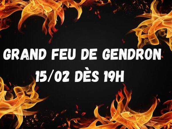 Grand Feu à Gendron